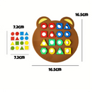 Quebra-Cabeça 3D de Formas Geométricas – Cores e Formas!