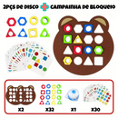 Quebra-Cabeça 3D de Formas Geométricas – Cores e Formas!