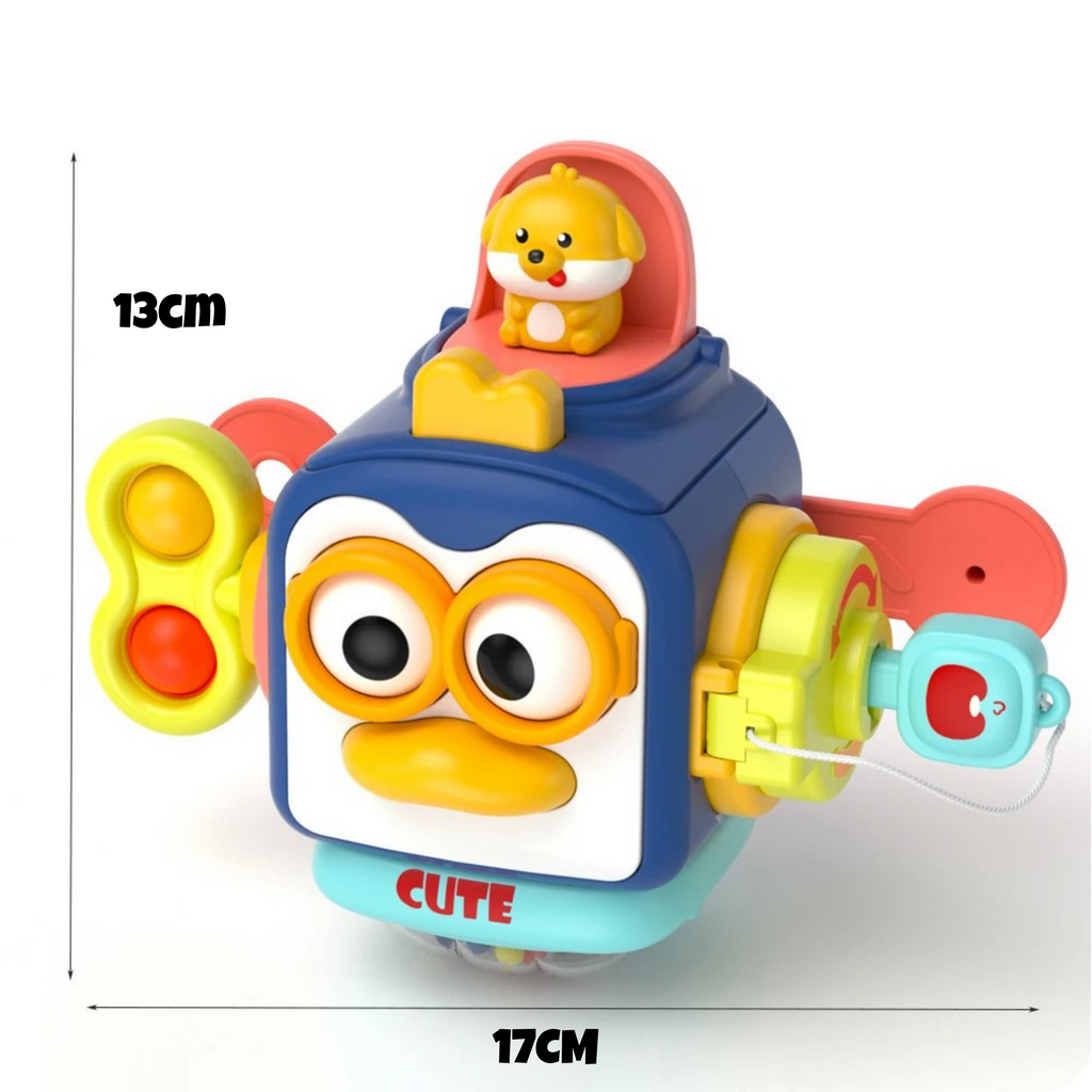 Cubo Sensorial Montessori – Estimula os Sentidos e a Coordenação Fina!