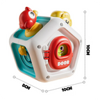 Cubo Sensorial Montessori – Estimula os Sentidos e a Coordenação Fina!