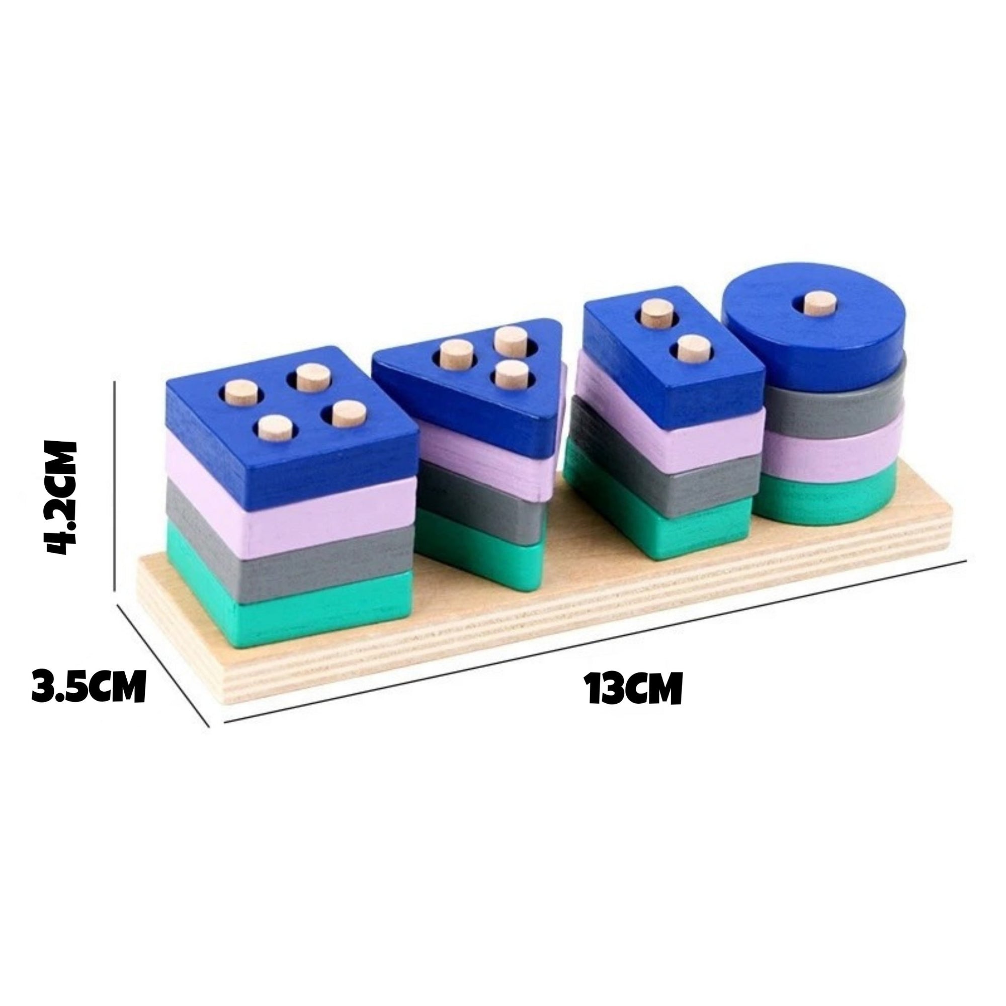 Blocos de Encaixe Geométricos – Cores, Formas e Lógica!