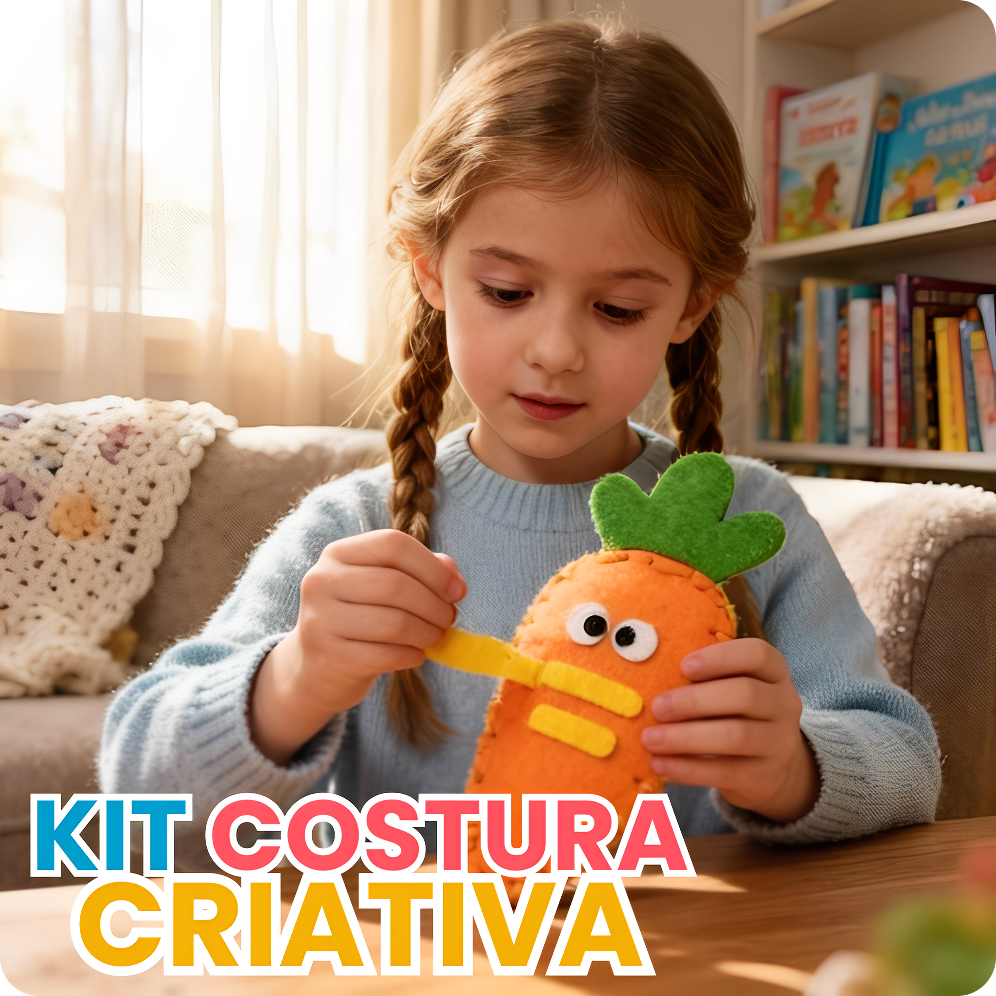 Kit Costura Criativa Montessori – Coordenação e Criatividade!
