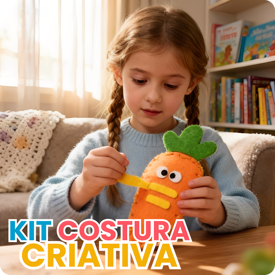 Kit Costura Criativa Montessori – Coordenação e Criatividade!