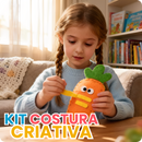 Kit Costura Criativa Montessori – Coordenação e Criatividade!