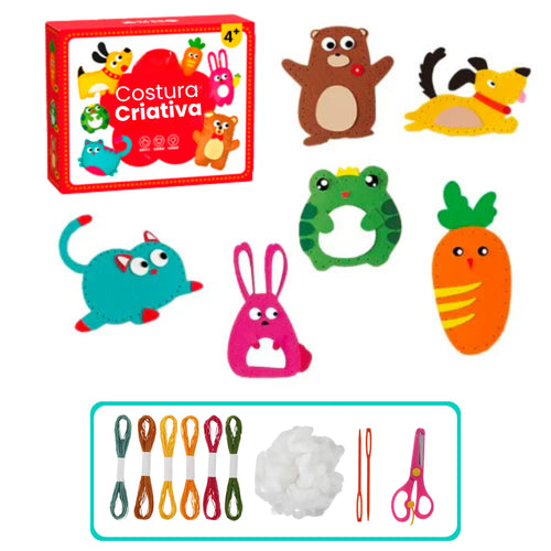 Kit Costura Criativa Montessori – Coordenação e Criatividade!