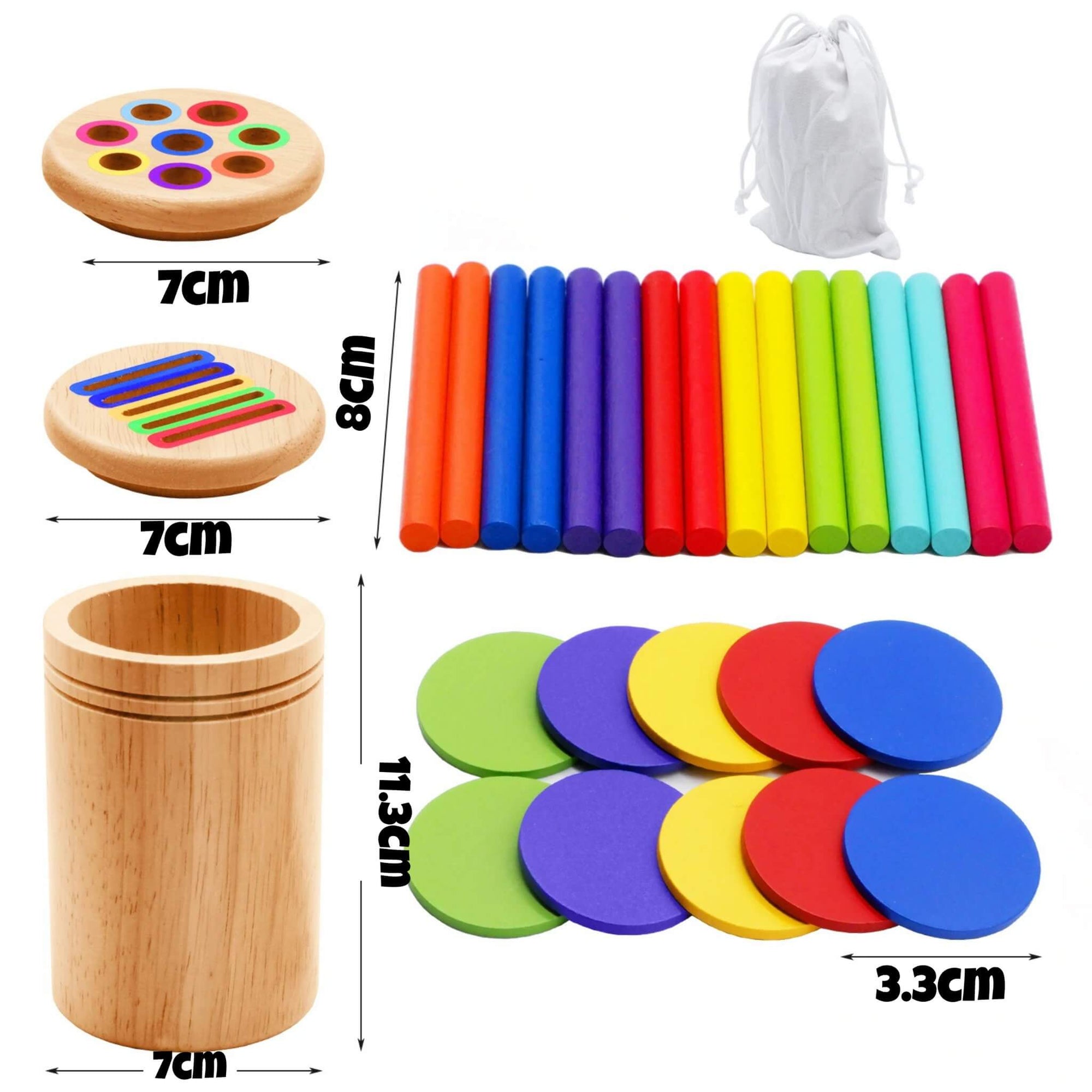 Encaixe de Cores – Desenvolve Coordenação Motora e Raciocínio Lógico!