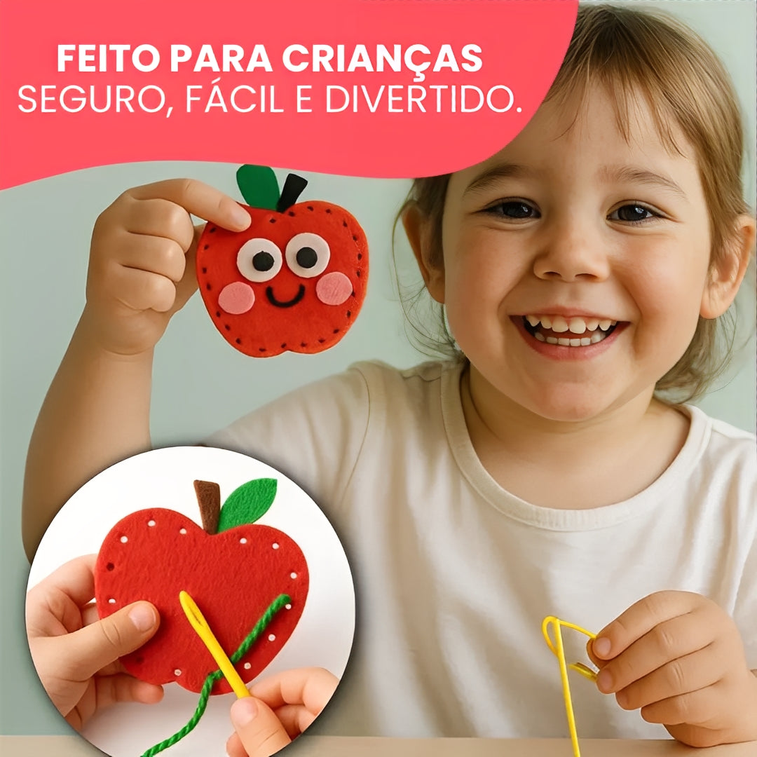 [BRINDE ESPECIAL] - Kit Costura Criativa Montessori.