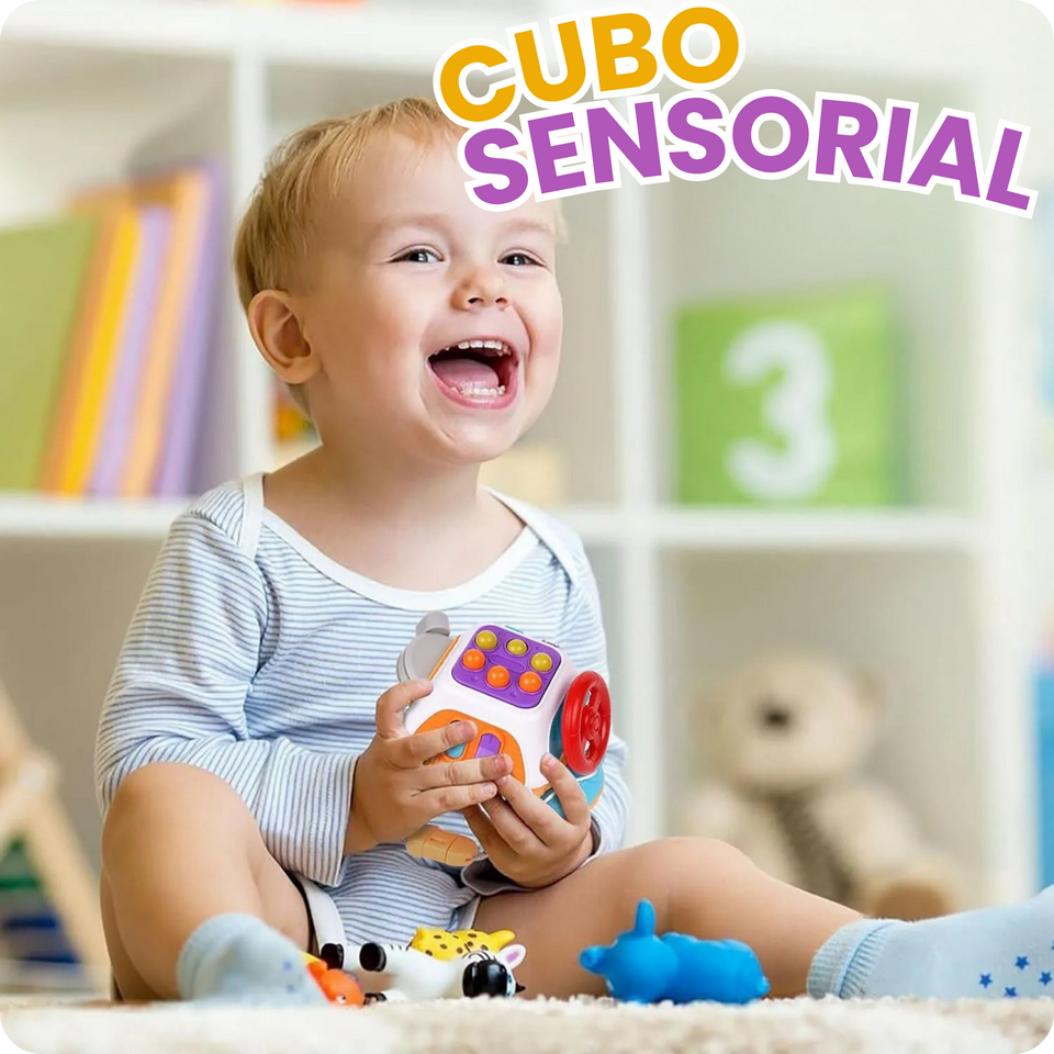Cubo Sensorial Montessori – Estimula os Sentidos e a Coordenação Fina!