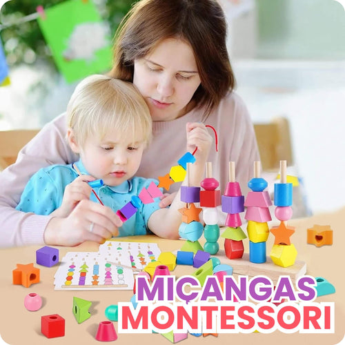Miçangas Montessori – Encaixe e Foco!