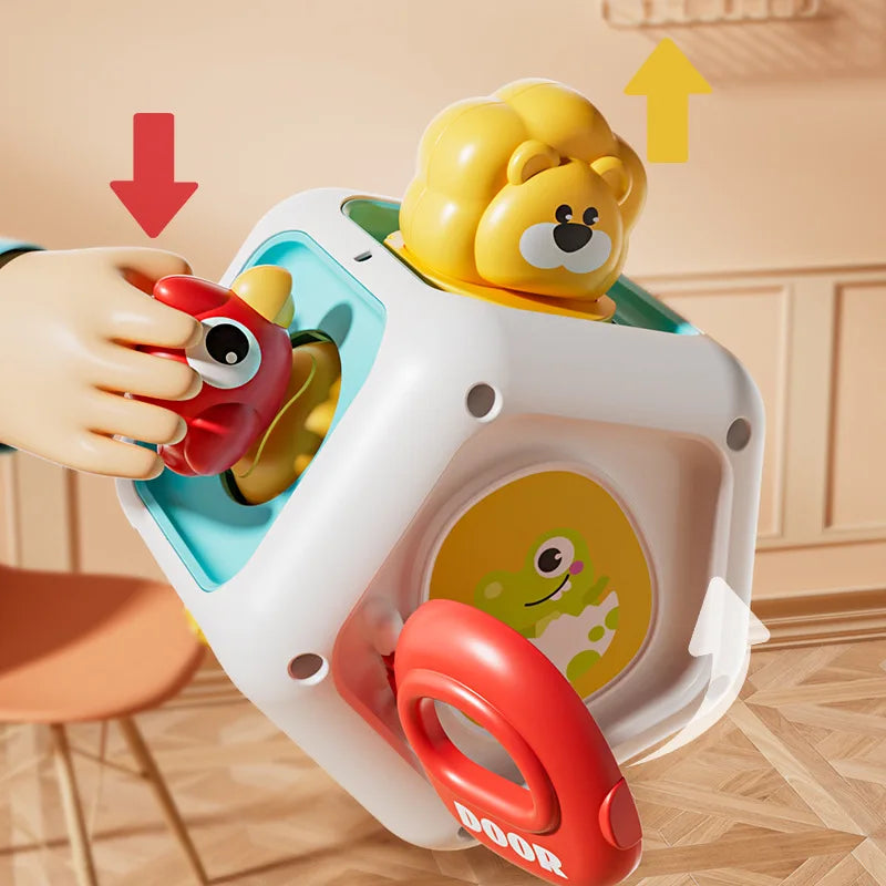 Cubo Sensorial Montessori – Estimula os Sentidos e a Coordenação Fina!